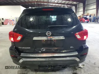 2017 Nissan Pathfinder SL with VIN 5N1DR2MN2HC613199, listed as a Copart auction lot 59520025 with 77,915 mi miles and Salvage title. Bid and sale history available at DreamBid. Image 6.