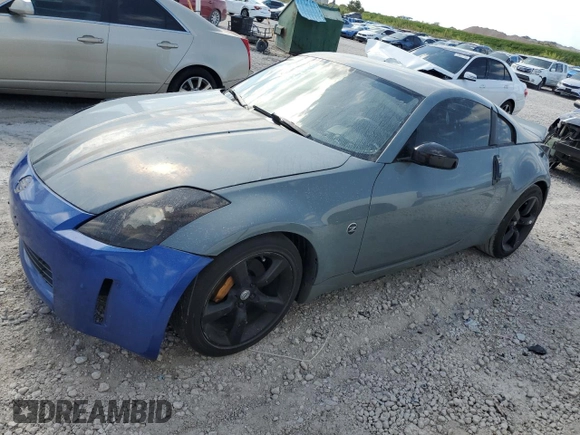 2005 Nissan 350Z Touring with VIN JN1AZ34E35M653359, listed as a Copart auction lot 52513125 with 143,940 mi miles and Salvage Title. Bid and sale history available at carsss.com. Image 1.