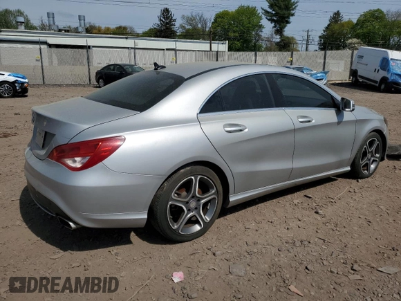 2014 Mercedes-Benz CLA 250 z VIN WDDSJ4EB6EN050814, wystawiony jako Copart lot #54709615 z przebiegiem 85 314 mil mil oraz Szkoda całkowita • Salvage title. Historia ofert i sprzedaży dostępna na DreamBid. Obrazek 3.