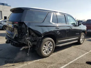 2021 GMC Yukon SLT with VIN 1GKS1BKD0MR395515, listed as a Copart auction lot 42810935 with 54,071 mi miles and Salvage Title. Bid and sale history available at carsss.com. Image 3.
