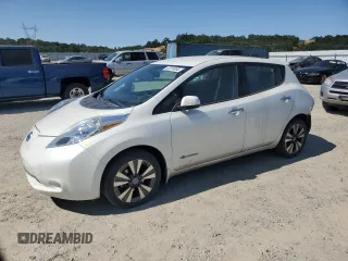 2013 Nissan LEAF SL with VIN 1N4AZ0CP8DC423812, listed as a Copart auction lot 62018385 with 78,035 mi miles and Salvage title. Bid and sale history available at DreamBid. Image 1.