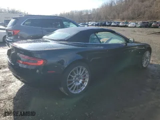 2009 Aston Martin DB9 with VIN SCFAD02E79GB10991, listed as a Copart auction lot 85487894 with 0 mi miles and Salvage Title. Bid and sale history available at carsss.com. Image 3.