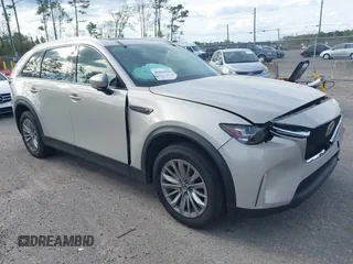 2024 Mazda CX-90 Preferred Plus with VIN JM3KKCHD0R1154458, listed as a IAAI auction lot 41805249 with 13,277 mi miles and . Bid and sale history available at DreamBid. Image 1.