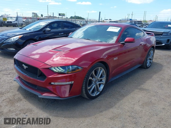 2019 Ford Mustang GT with VIN 1FA6P8CF1K5178208, listed as a IAAI auction lot 42818966 with 38,377 mi miles and . Bid and sale history available at DreamBid. Image 17.