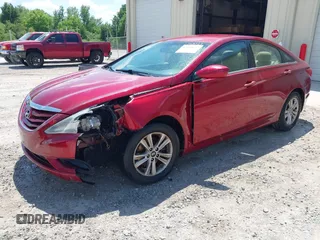 2013 Hyundai Sonata GLS with VIN 5NPEB4AC2DH741372, listed as a IAAI auction lot 42141637 with 213,493 mi miles and . Bid and sale history available at carsss.com. Image 2.