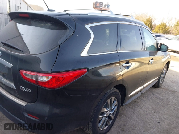 2015 Infiniti QX60 with VIN 5N1AL0MM1FC542896, listed as a IAAI auction lot 41673442 with 138,458 mi miles. Bid and sale history available at carsss.com. Image 13.