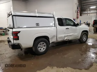 2024 Nissan Frontier S with VIN 1N6ED1CL5RN607496, listed as a Copart auction lot 50580225 with 7,204 mi miles and Salvage Title. Bid and sale history available at DreamBid. Image 3.