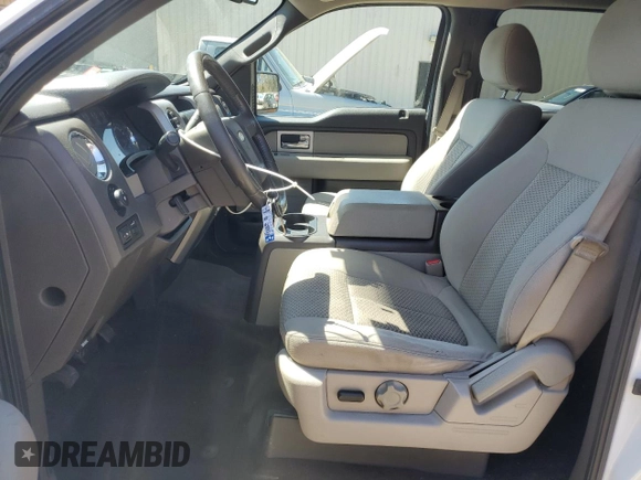 2010 Ford F-150 XL with VIN 1FTEW1C87AFD70646, listed as a Copart auction lot 53051625 with 162,396 mi miles and Salvage Title. Bid and sale history available at carsss.com. Image 7.