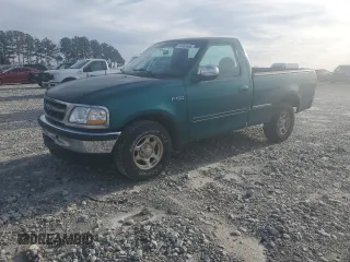 1997 Ford F-150 z VIN 1FTDF1729VNC95042, wystawiony jako Copart lot #44962685 z przebiegiem 398 767 mil mil oraz Czysty tytuł • Clean title. Historia ofert i sprzedaży dostępna na DreamBid. Obrazek 1.