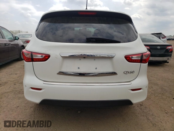 2015 Infiniti QX60 with VIN 5N1AL0MM1FC553705, listed as a Copart auction lot 57148305 with 101,250 mi miles and Clean title. Bid and sale history available at DreamBid. Image 6.