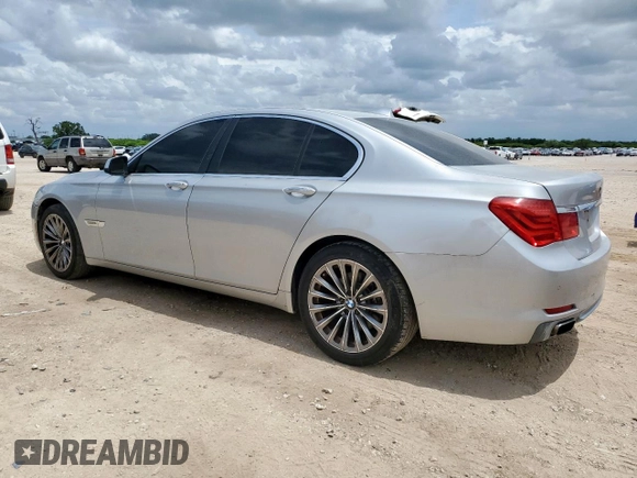 2012 BMW 7 Series 740i with VIN WBAKA4C5XCC613599, listed as a Copart auction lot 62951835 with 102,534 mi miles and Clean title. Bid and sale history available at DreamBid. Image 2.