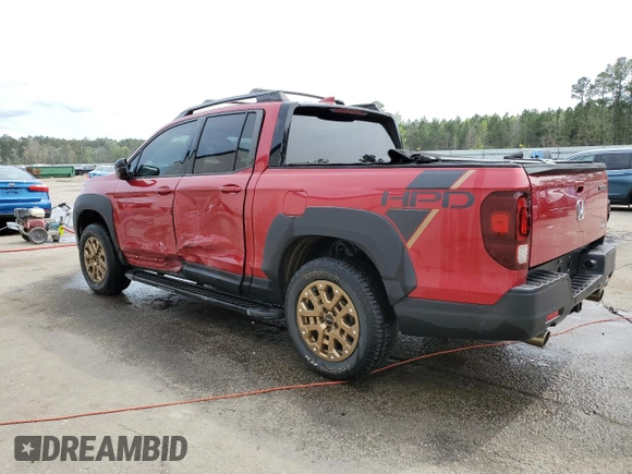2021 Honda Ridgeline Sport with VIN 5FPYK3F10MB012808, listed as a Copart auction lot 51096395 with 34,543 mi miles and Salvage title. Bid and sale history available at DreamBid. Image 2.