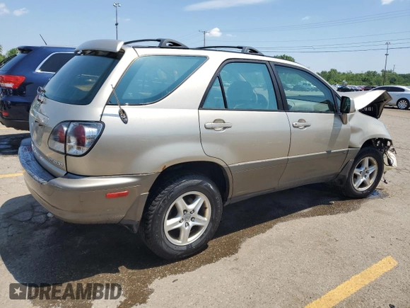 2003 Lexus RX 300 with VIN JTJHF10U030316395, listed as a Copart auction lot 63032834 with 0 mi miles and Clean Title. Bid and sale history available at carsss.com. Image 3.