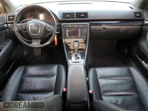 2007 Audi A4 2.0T with VIN WAUBF78E87A113423, listed as a Copart auction lot 43648765 with 114,734 mi miles and Salvage Title. Bid and sale history available at carsss.com. Image 8.