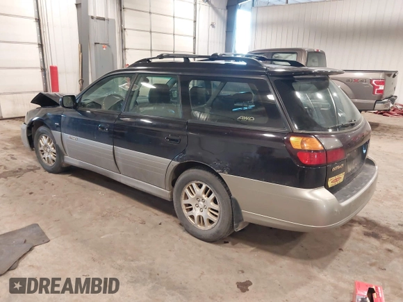 2002 Subaru Legacy Outback VDC with VIN 4S3BH896X27657535, listed as a IAAI auction lot 41733830 with 175,799 mi miles and . Bid and sale history available at DreamBid. Image 3.