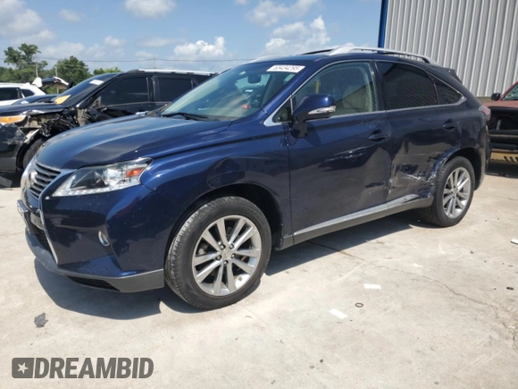 2014 Lexus RX 450h with VIN JTJBC1BA5E2069478, listed as a Copart auction lot 63434295 with 127,840 mi miles and Salvage title. Bid and sale history available at DreamBid. Image 1.