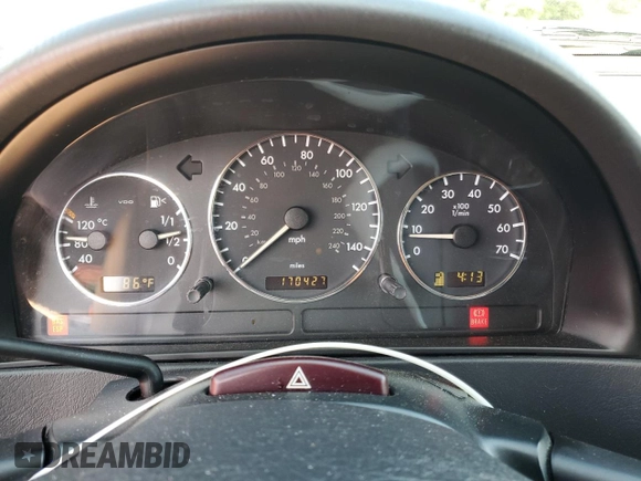 2005 Mercedes-Benz M 350 with VIN 4JGAB57E65A561071, listed as a Copart auction lot 58120345 with 170,427 mi miles and Salvage title. Bid and sale history available at DreamBid. Image 9.