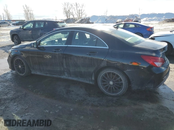 2017 Mercedes-Benz CLA 250 with VIN WDDSJ4GB0HN436503, listed as a Copart auction lot 46298725 with 61,836 mi miles and Salvage Title. Bid and sale history available at DreamBid. Image 2.