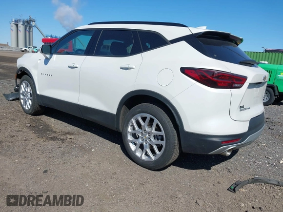 2023 Chevrolet Blazer LT with VIN 3GNKBJRS4PS155285, listed as a IAAI auction lot 42041779 with 31,043 mi miles and . Bid and sale history available at DreamBid. Image 3.