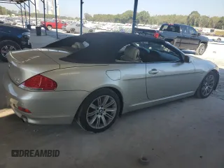 2006 BMW 6 Series 650Ci with VIN WBAEK13466CN75437, listed as a Copart auction lot 73545754 with 75,932 mi miles and Salvage Title. Bid and sale history available at carsss.com. Image 3.