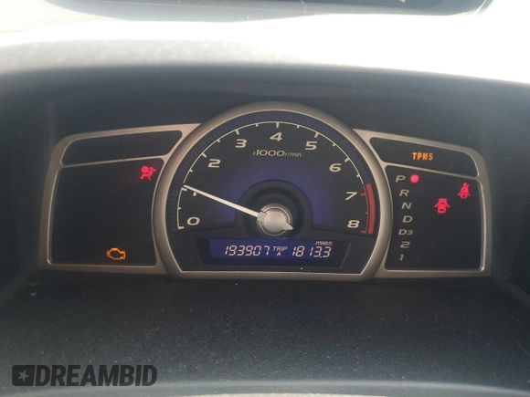2008 Honda Civic LX z VIN 2HGFA16598H341387, wystawiony jako Copart lot #56383025 z przebiegiem 193 907 mil mil oraz Szkoda całkowita • Salvage title. Historia ofert i sprzedaży dostępna na DreamBid. Obrazek 9.