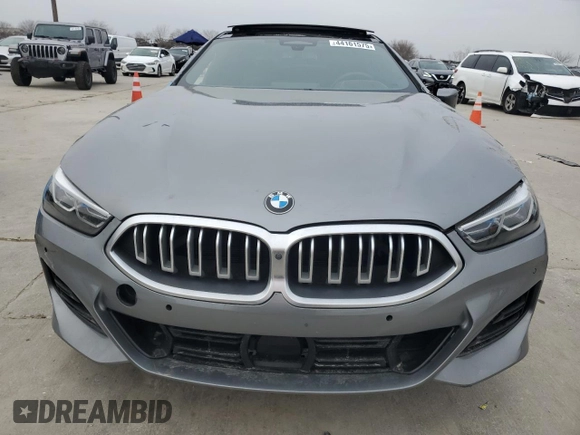 2023 BMW 8 Series 840i with VIN WBAGV2C09PCL26750, listed as a Copart auction lot 44161575 with 20,795 mi miles and Clean Title. Bid and sale history available at carsss.com. Image 5.