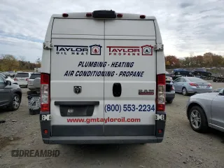 2018 Ram ProMaster Cargo with VIN 3C6URVJG1JE108272, listed as a Copart auction lot 88373495 with 115,520 mi miles and Salvage Title. Bid and sale history available at carsss.com. Image 6.