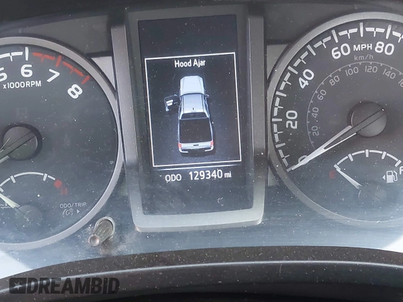 2022 Toyota Tacoma SR with VIN 3TMCZ5AN0NM489420, listed as a IAAI auction lot 42597175 with 129,340 mi miles and . Bid and sale history available at DreamBid. Image 16.