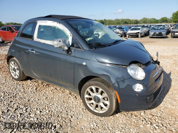 2017 FIAT 500 Pop with VIN 3C3CFFLR6HT594220, listed as a Copart auction lot 52114185 with 107,171 mi miles and Salvage title. Bid and sale history available at DreamBid. Image 4.