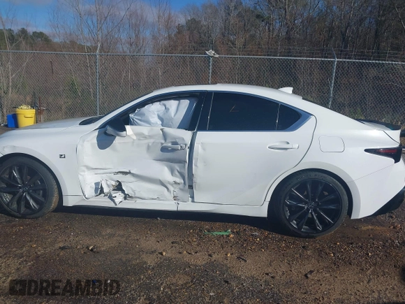 2022 Lexus IS 350 F Sport with VIN JTHGZ1B21N5050374, listed as a IAAI auction lot 41241870 with 25,122 mi miles and . Bid and sale history available at DreamBid. Image 14.