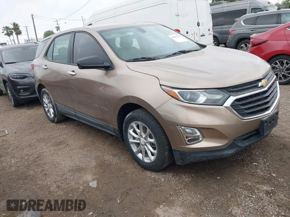 2018 Chevrolet Equinox LS with VIN 2GNAXHEV8J6220991, listed as a IAAI auction lot 42097679 with Not Provided miles and . Bid and sale history available at DreamBid. Image 1.