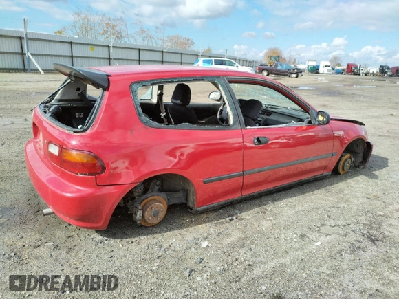 1994 Honda Civic z VIN 2HGEH2467RH510025, wystawiony jako Copart lot #80695724 z przebiegiem 231 277 mil mil oraz Szkoda całkowita • Salvage title. Historia ofert i sprzedaży dostępna na DreamBid. Obrazek 3.