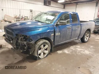 2014 Ram 1500 Express with VIN 1C6RR7FT3ES249192, listed as a IAAI auction lot 41576163 with 166,041 mi miles. Bid and sale history available at carsss.com. Image 2.