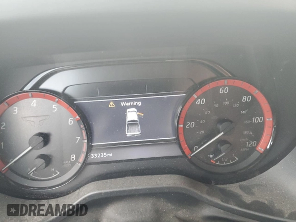 2021 Nissan Titan Pro-4X with VIN 1N6AA1ED0MN528002, listed as a Copart auction lot 54779885 with 33,235 mi miles and Salvage title. Bid and sale history available at DreamBid. Image 9.