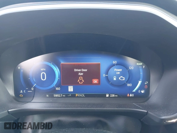 2021 Ford Escape Titanium Hybrid with VIN 1FMCU9DZ0MUB14833, listed as a IAAI auction lot 42593983 with 51,852 mi miles and . Bid and sale history available at DreamBid. Image 7.