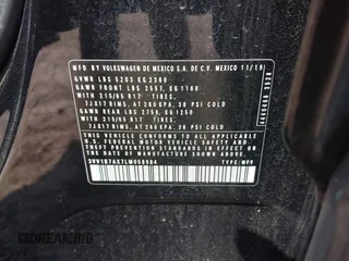 2020 Volkswagen Tiguan S z VIN 3VV1B7AX7LM058984, wystawiony jako IAAI lot #42045211 z przebiegiem 77 293 mil mil oraz . Historia ofert i sprzedaży dostępna na DreamBid. Obrazek 9.
