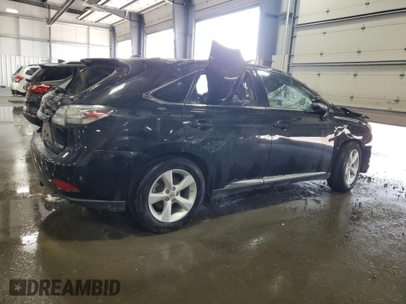 2012 Lexus RX 350 with VIN 2T2BK1BA5CC127329, listed as a Copart auction lot 63064804 with 0 mi miles and Non Repairable. Bid and sale history available at carsss.com. Image 3.