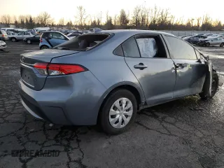 2021 Toyota Corolla L with VIN JTDDPMAE6MJ161855, listed as a Copart auction lot 84372534 with 39,286 mi miles and Salvage Title. Bid and sale history available at DreamBid. Image 3.