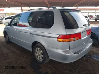 2002 Honda Odyssey EX with VIN 5FNRL18662B034817, listed as a IAAI auction lot 42359186 with 209,348 mi miles and . Bid and sale history available at DreamBid. Image 3.