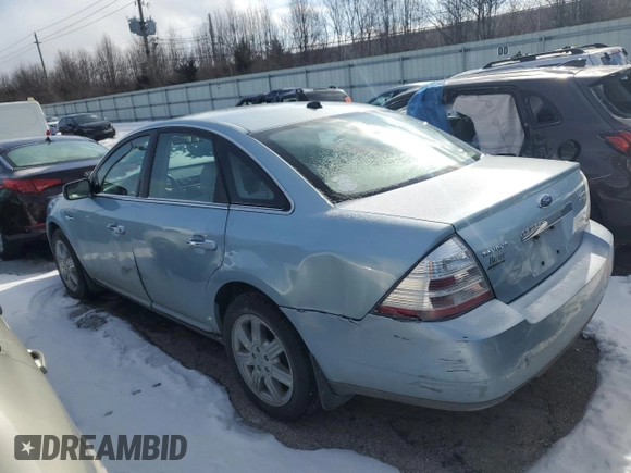 2008 Ford Taurus Limited with VIN 1FAHP28W88G149297, listed as a Copart auction lot 88645055 with 186,542 mi miles and Salvage Title. Bid and sale history available at carsss.com. Image 2.