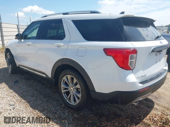 2023 Ford Explorer Limited with VIN 1FMSK7FH2PGA07604, listed as a IAAI auction lot 42012156 with 38,183 mi miles. Bid and sale history available at carsss.com. Image 3.