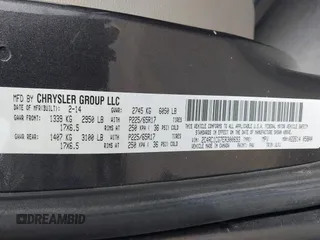 2014 Chrysler Town & Country Touring L with VIN 2C4RC1CG7ER300693, listed as a IAAI auction lot 41849463 with 174,203 mi miles and . Bid and sale history available at carsss.com. Image 9.