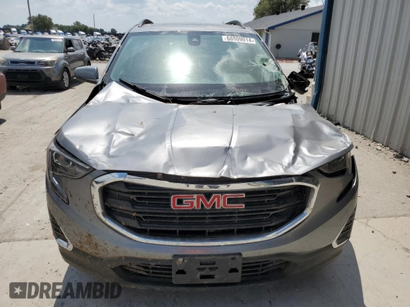 2021 GMC Terrain SLE with VIN 3GKALMEV0ML357375, listed as a Copart auction lot 68809014 with 73,186 mi miles and Salvage title. Bid and sale history available at DreamBid. Image 5.