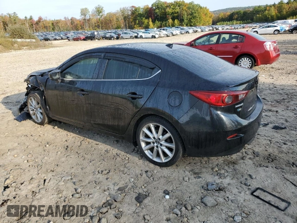 2017 Mazda 3 Grand Touring with VIN JM1BN1W39H1141169, listed as a Copart auction lot 74678054 with 158,067 mi miles and Salvage Title. Bid and sale history available at DreamBid. Image 2.