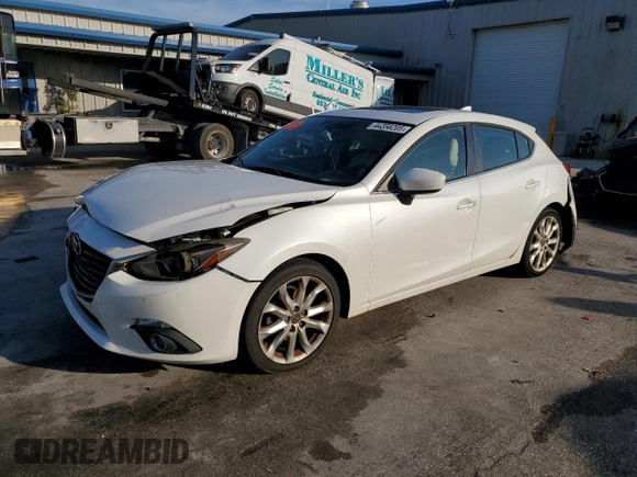 2015 Mazda 3 S Grand Touring with VIN JM1BM1M31F1274446, listed as a Copart auction lot 44356205 with 160,149 mi miles and Salvage Title. Bid and sale history available at DreamBid. Image 1.