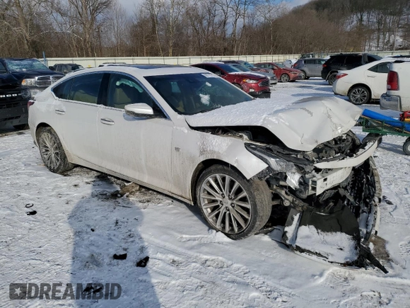 2020 Cadillac CT5 Premium Luxury with VIN 1G6DT5RK5L0130616, listed as a Copart auction lot 88776715 with 73,584 mi miles and Salvage Title. Bid and sale history available at DreamBid. Image 4.