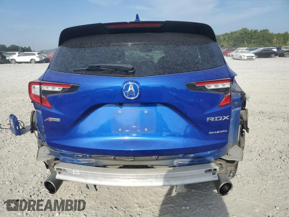 2020 Acura RDX w/A-Spec Pkg with VIN 5J8TC2H67LL020968, listed as a Copart auction lot 69021854 with 67,874 mi miles and Salvage Title. Bid and sale history available at DreamBid. Image 6.