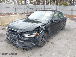 2015 Audi A4 Premium with VIN WAUBFAFL5FN025161, listed as a IAAI auction lot 38890494 with 1 mi miles. Bid and sale history available at carsss.com. Image 2.