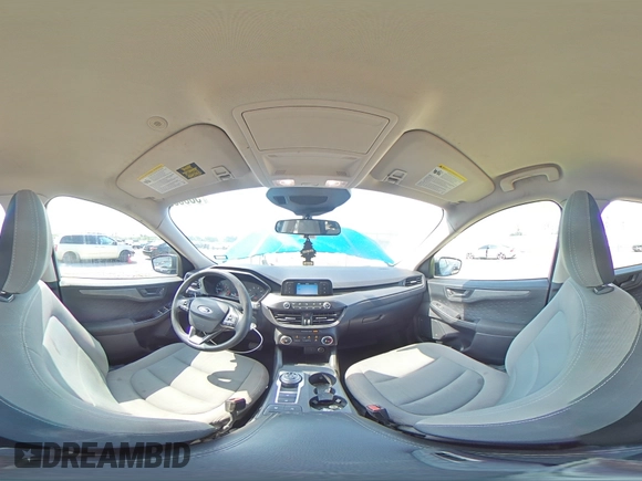 2020 Ford Escape S with VIN 1FMCU0F62LUA31742, listed as a Copart auction lot 58358045 with 28,478 mi miles and Salvage title. Bid and sale history available at DreamBid. Image 15.