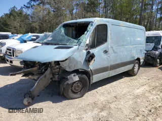 2021 Mercedes-Benz Sprinter Cargo with VIN W1Y4EBHY9MT073313, listed as a Copart auction lot 48922285 with Not Provided miles and Salvage Title. Bid and sale history available at carsss.com. Image 1.